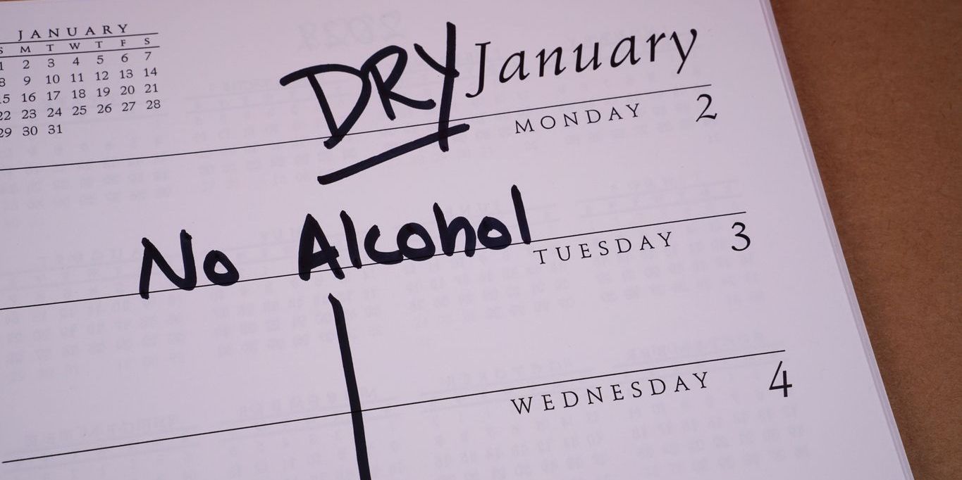 calendar marking dry january