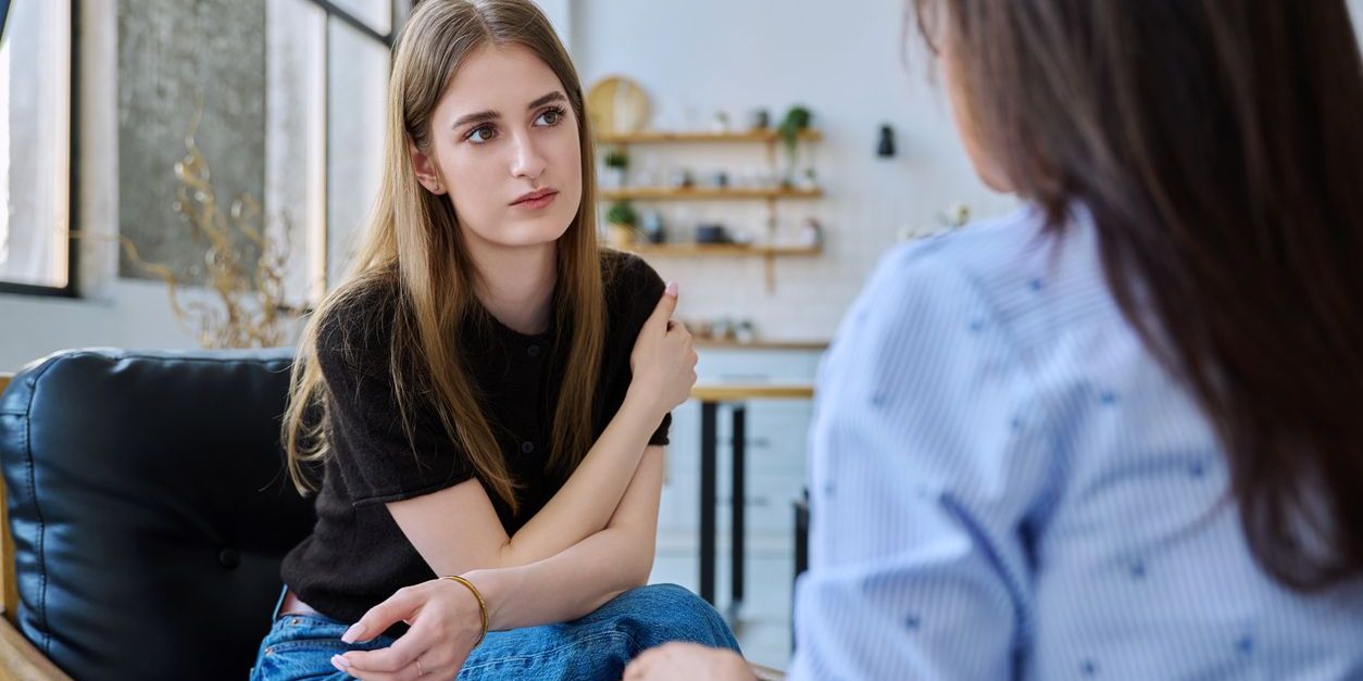 woman in outpatient therapy for depression