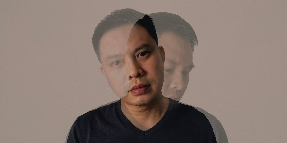 young man with schizophrenia